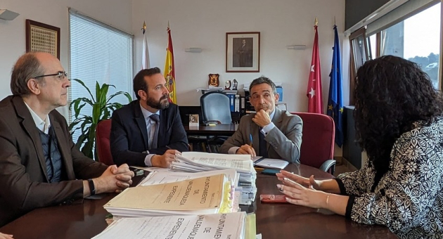 Visita del Viceconsejero de Política y Organización Educativa a Valdemaqueda